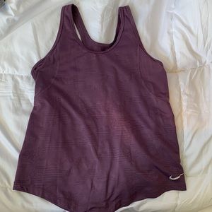 Large purple Nike dri fit tank